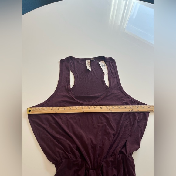 NWT Anthropologie DOLAN Sleeveless Draped Maxi Dress in Wine Size Large - Picture 7 of 16